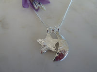 silver moon/star pendant