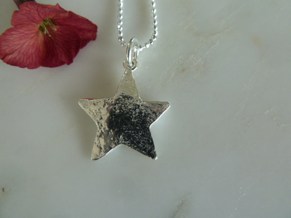 silver star pendant