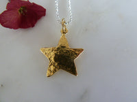 gold star pendant