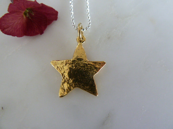 gold star pendant