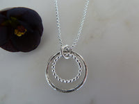 small circle dot pendant