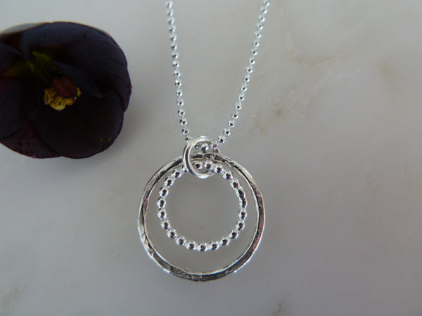 small circle dot pendant
