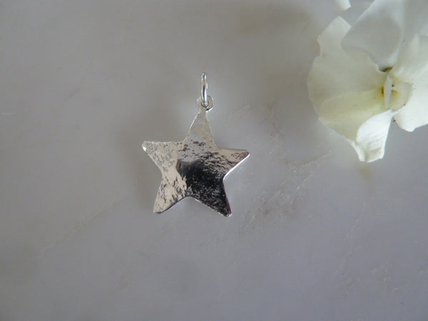 silver star pendant