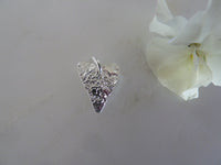 silver chubby heart pendant