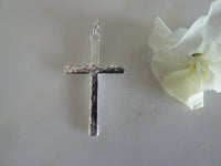 silver cross pendant