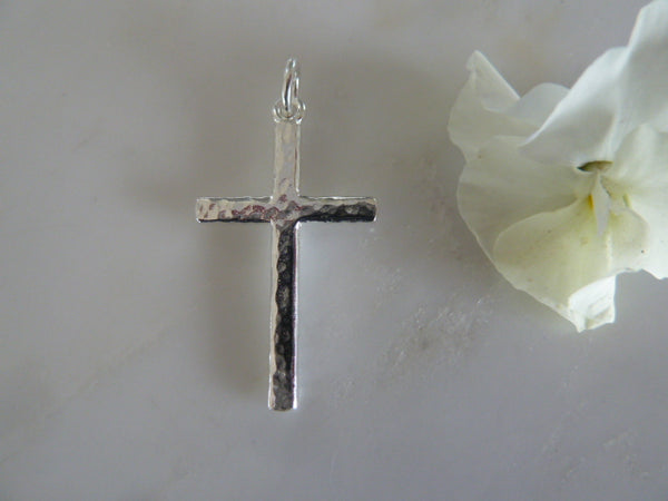 silver cross pendant