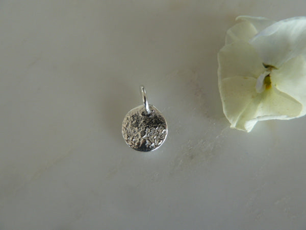 silver sentiment small disc