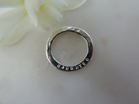 daughter sentiment disc pendant