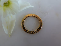 daughter sentiment disc pendant