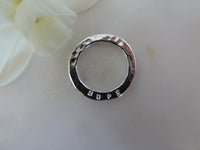 hope sentiment disc pendant