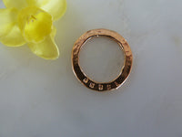 angel sentiment disc pendant