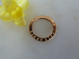 carpe diem sentiment disc pendant