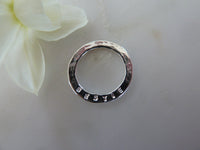 bestie sentiment disc pendant