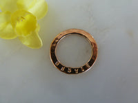 bestie sentiment disc pendant