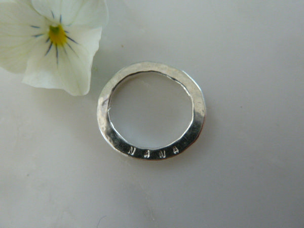 nana sentiment disc pendant