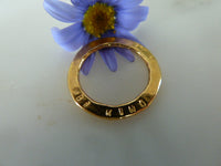 be kind sentiment disc pendant