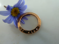 be kind sentiment disc pendant