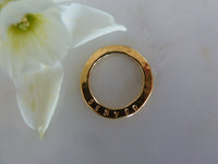 sister sentiment disc pendant