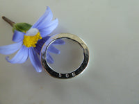son sentiment disc pendant