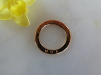 hug sentiment disc pendant
