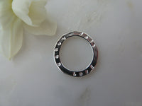live laugh love sentiment disc pendant