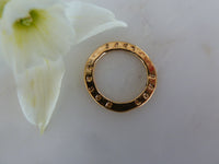 live laugh love sentiment disc pendant
