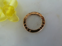 live laugh love sentiment disc pendant