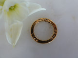 love love love sentiment disc pendant