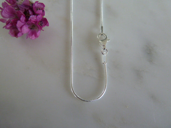 silver snake chain