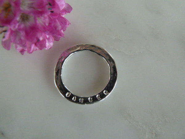 silver cancer zodiac disc