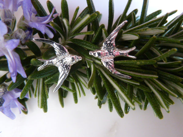 silver swallow studs